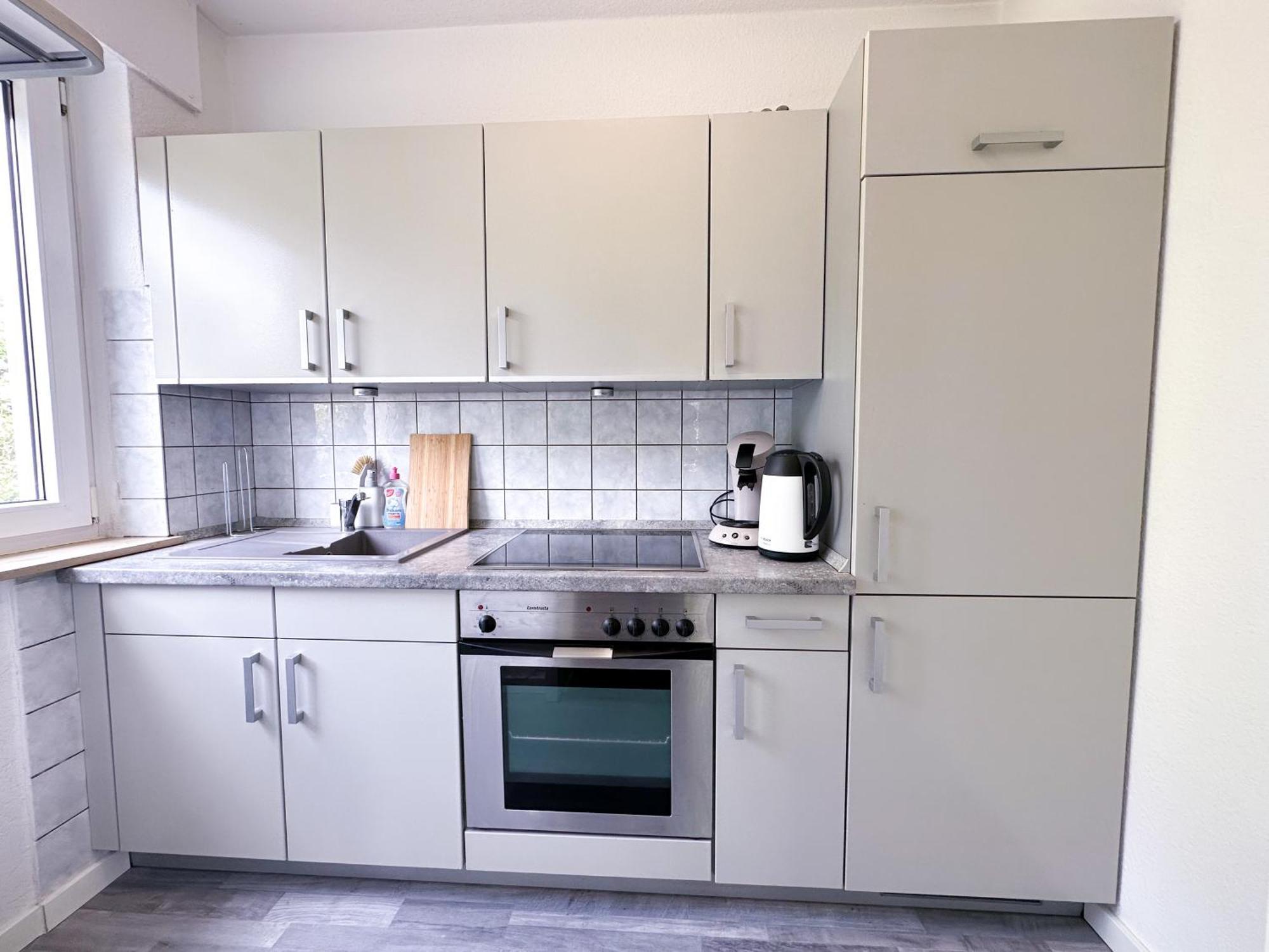Stilvolles, Frisch Renoviertes 2Zi Apartment Mit Kueche Und Balkon In Kliniknaehe 바트왼하우젠 외부 사진