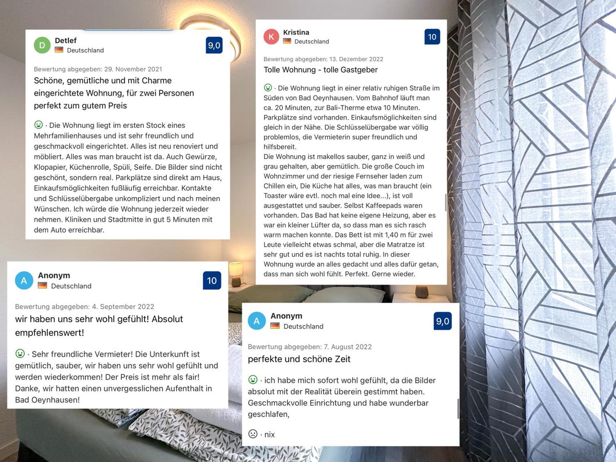 Stilvolles, Frisch Renoviertes 2Zi Apartment Mit Kueche Und Balkon In Kliniknaehe 바트왼하우젠 외부 사진