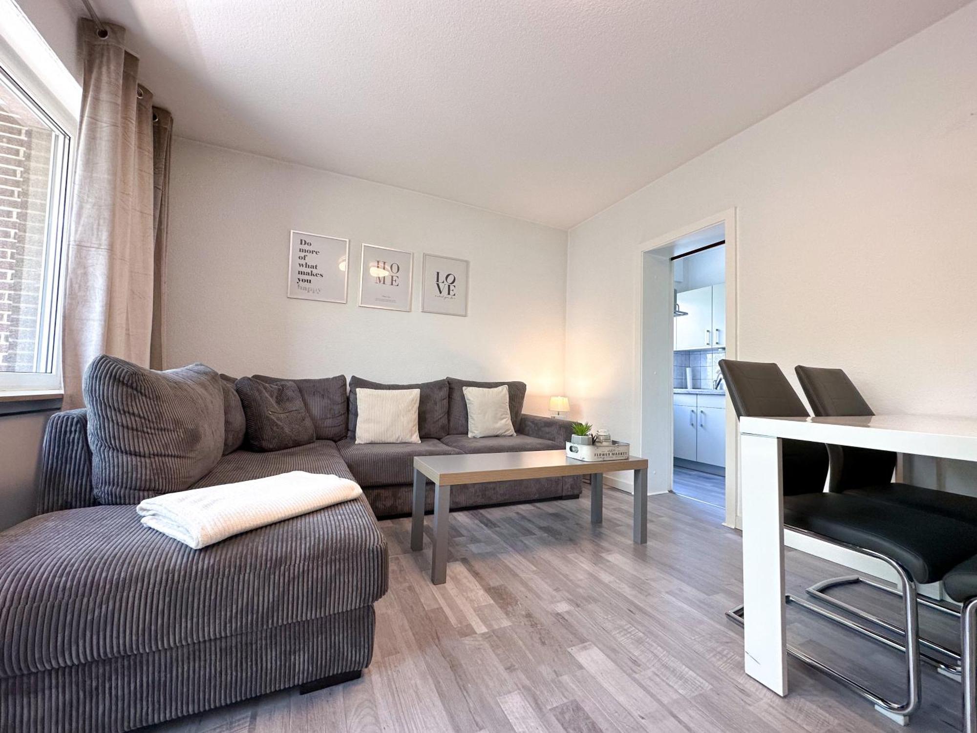 Stilvolles, Frisch Renoviertes 2Zi Apartment Mit Kueche Und Balkon In Kliniknaehe 바트왼하우젠 외부 사진